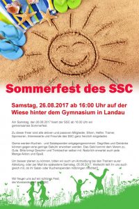 Einladung Sommerfest SSC